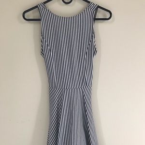 Hollister Blue/White Striped Dress